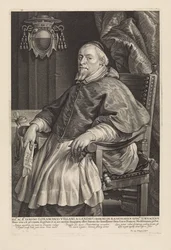 Porträt von François Villain, Bischof von Tournai